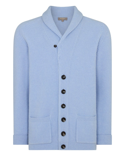 Women's Kensington Cashmere Cardigan Sea Mist Blue
