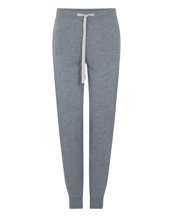 N.Peal Men's Ladbroke Cashmere Jogger Ash Grey