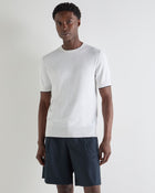 Men's Newquay Cotton Cashmere T-Shirt New Ivory White