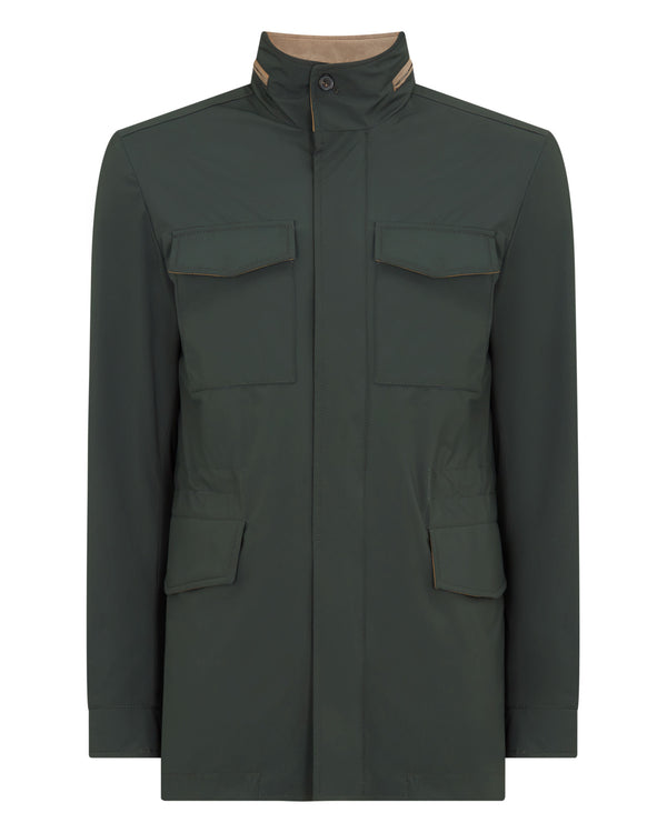 N.Peal Men's Hampton Weatherproof Jacket Dark Green