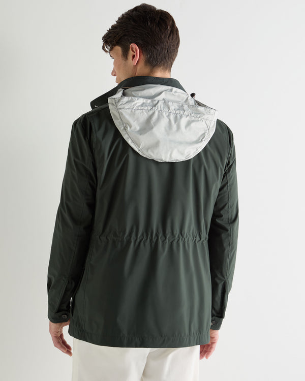N.Peal Men's Hampton Weatherproof Jacket Dark Green