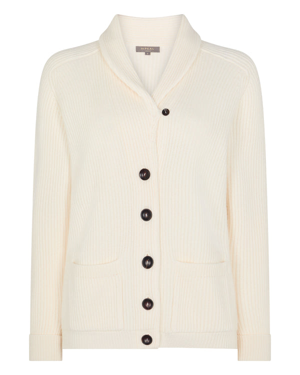 Women's Kensington Cashmere Cardigan New Ivory White