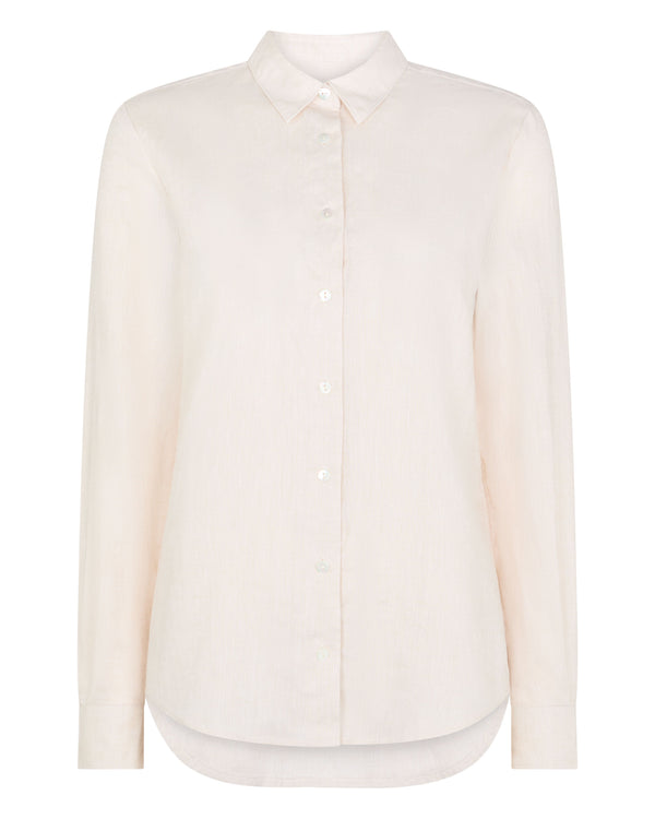 Women's Rochelle Linen Shirt Stone Brown
