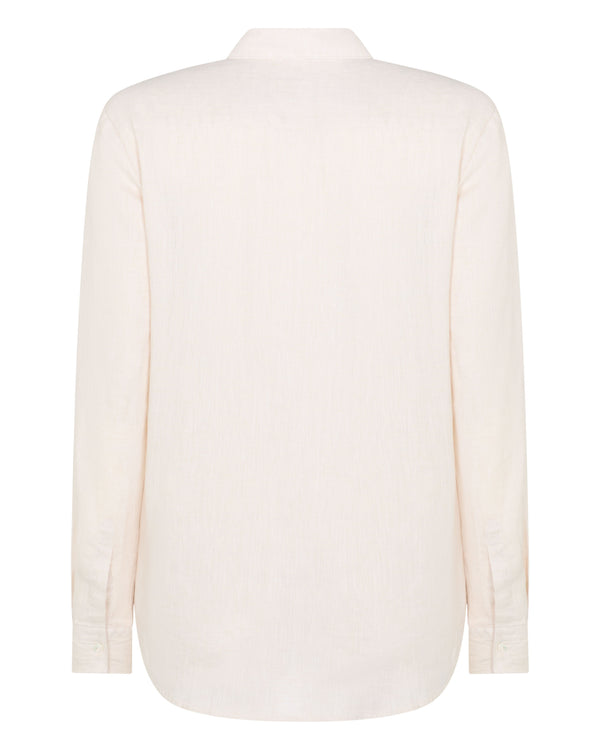 Women's Rochelle Linen Shirt Stone Brown