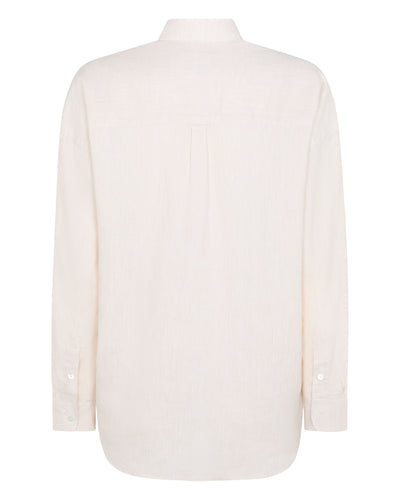 Women's Valencia Linen Shirt Stone Brown