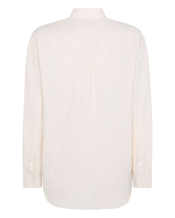 Women's Valencia Linen Shirt Stone Brown