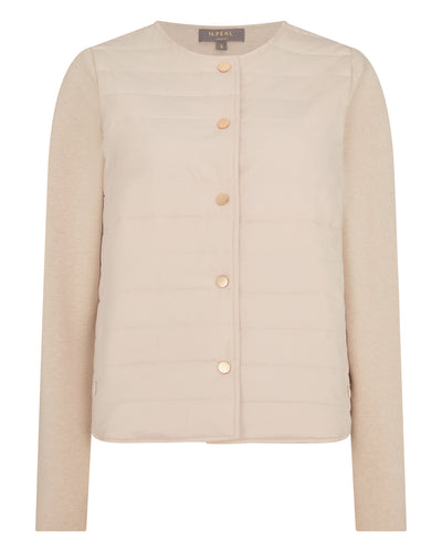 N.Peal Women's Ida Technical Jacket Sandstone Brown