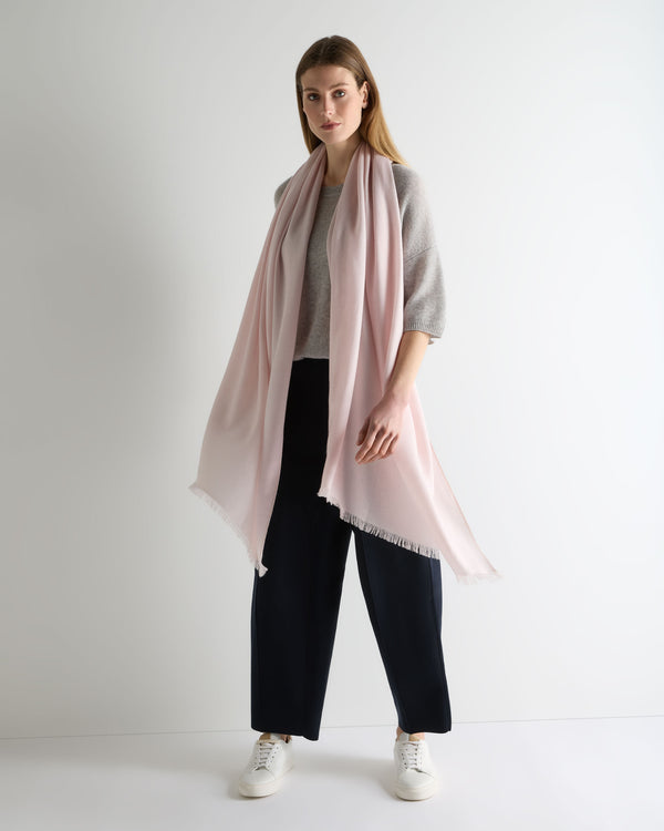 N.Peal Women's Oversized Cashmere T-Shirt Fumo Grey