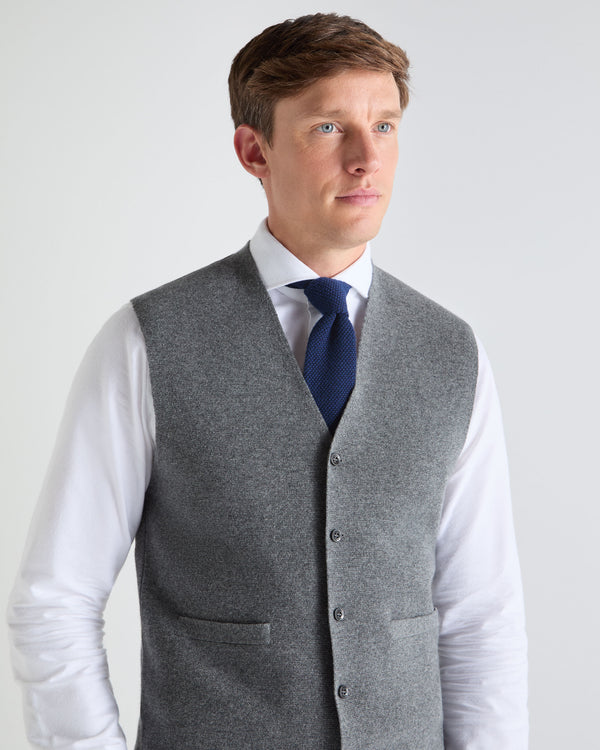 N.PEAL x TUCCI KNITTED TIE Blue