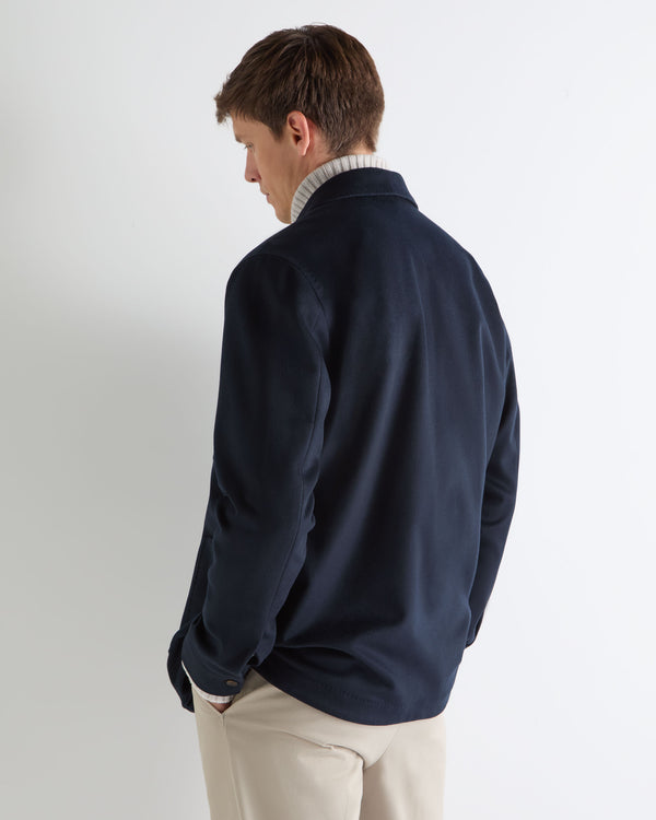N.PEAL x TUCCI CASHMERE UTILITY JACKET Navy Blue