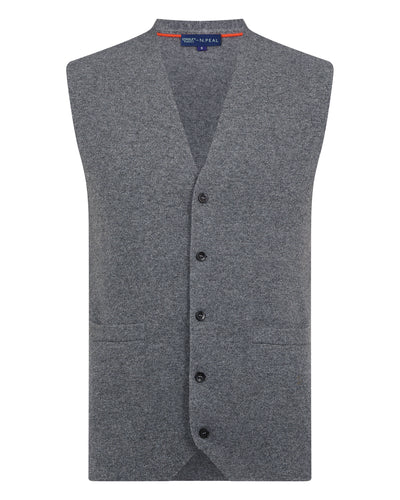N.PEAL x TUCCI WAISTCOAT Elephant Grey
