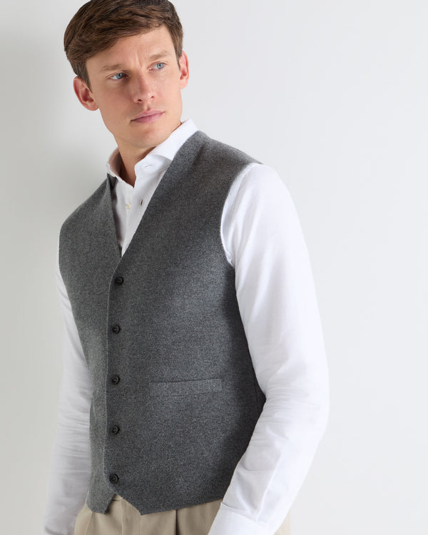 N.PEAL x TUCCI WAISTCOAT Elephant Grey