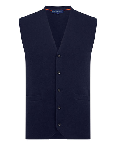 N.PEAL x TUCCI WAISTCOAT Navy Blue