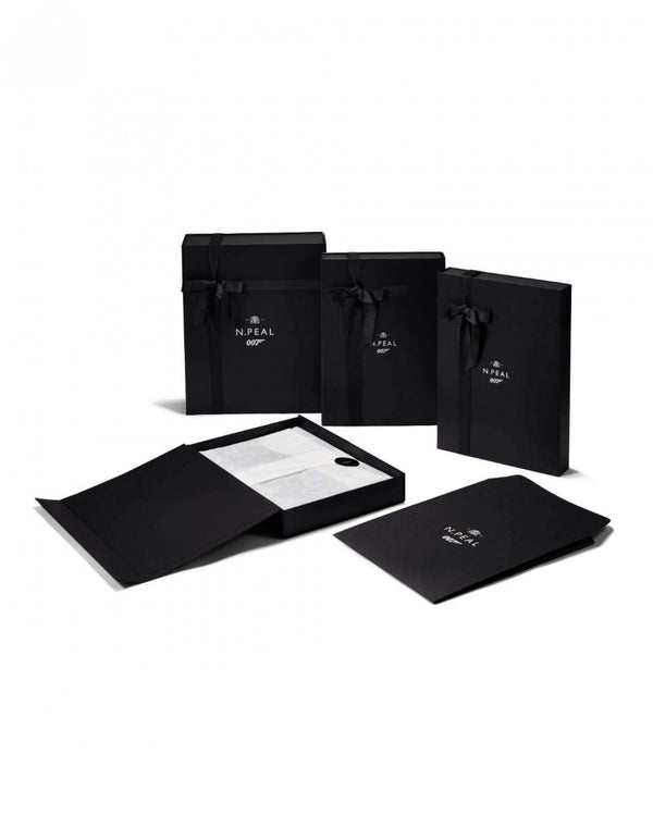 N.Peal 007 Fine Gauge Cashmere Polo T Shirt Black