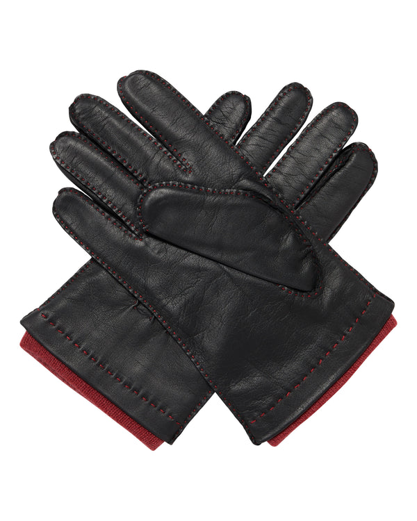 N.Peal Men's Westminster Leather Gloves Black
