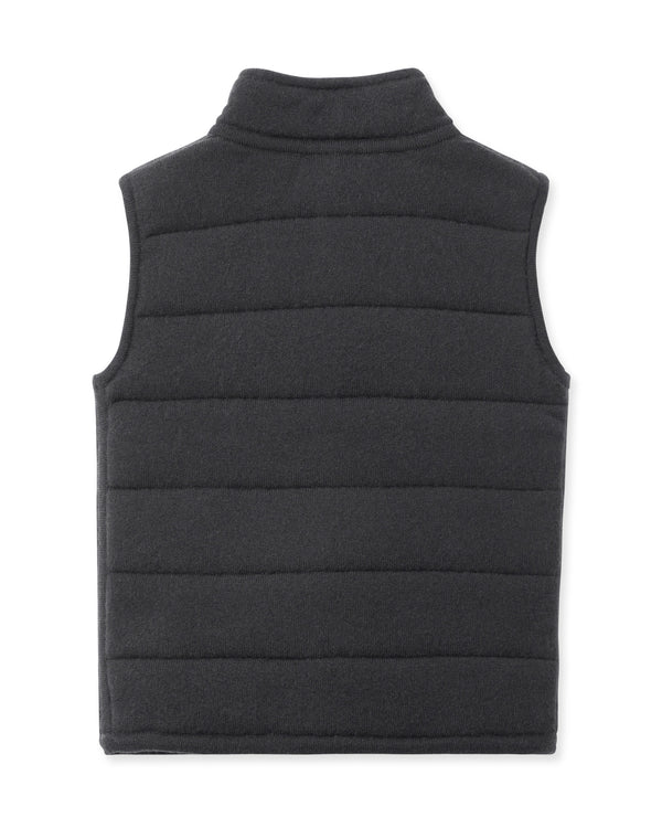 N.Peal Boys Mall Cashmere Gilet Dark Charcoal Grey