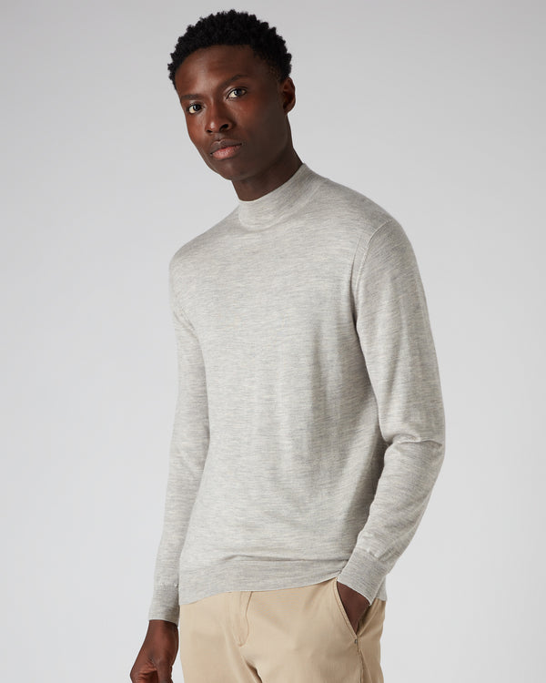 Men's Fine Gauge Cashmere Turtle Neck Jumper  5