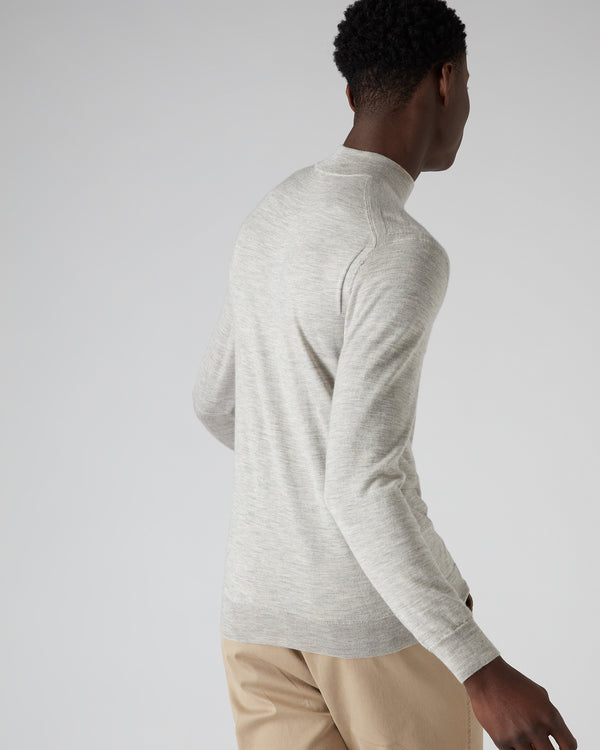Men's Fine Gauge Cashmere Turtle Neck Jumper  4