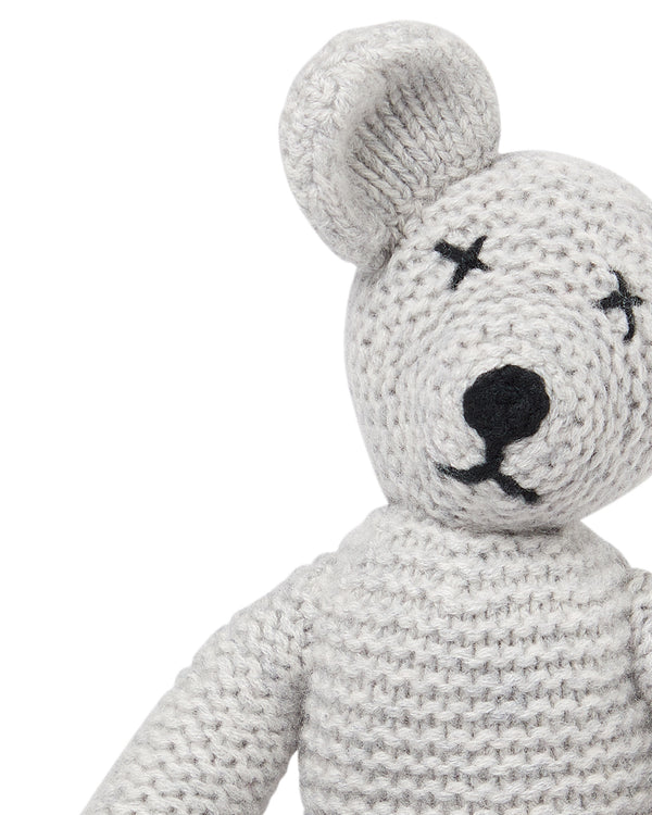 N.Peal Cashmere Teddy Bear Fumo Grey