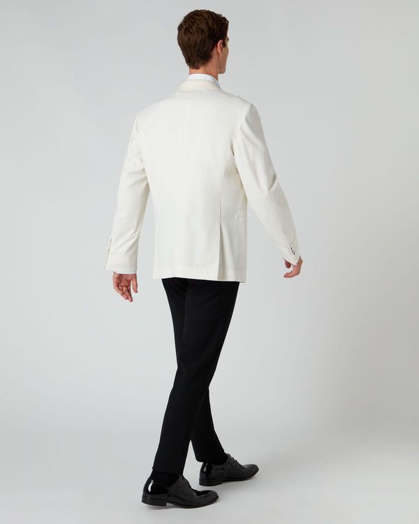 N.Peal 007 Woven Dinner Jacket White