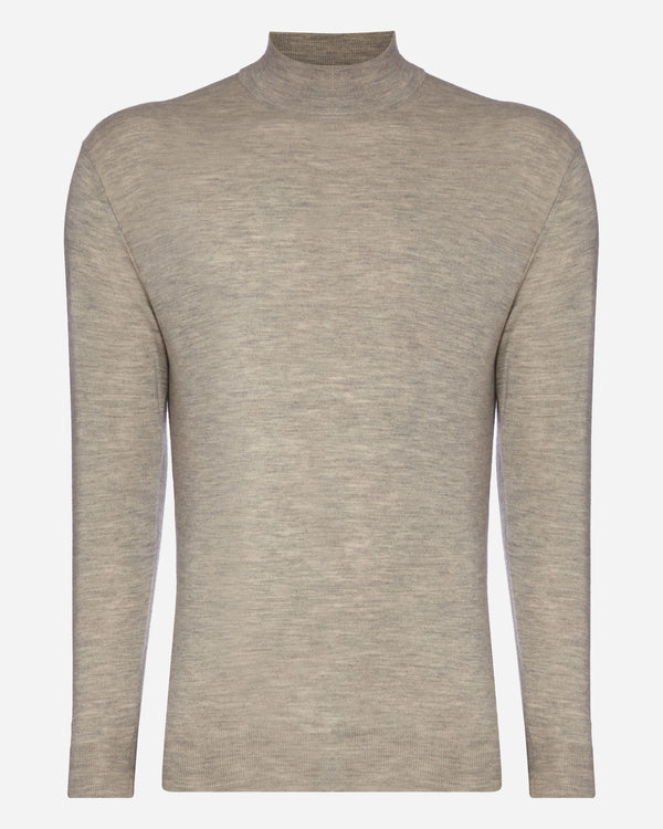Men's Fine Gauge Cashmere Turtle Neck Jumper  2