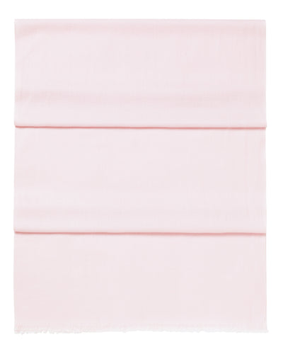 N.Peal Women's Pashmina Cashmere Stole Pale Pink