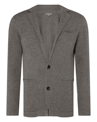 N.Peal Men's Fine Gauge Cashmere Milano Jacket Taupe Brown