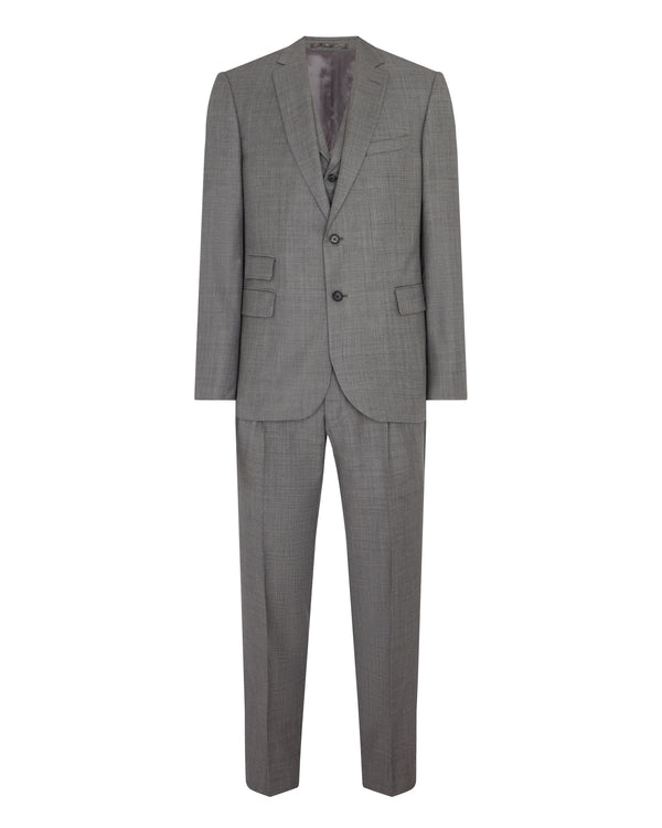 N.Peal 007 Woven 3 Piece Suit Grey